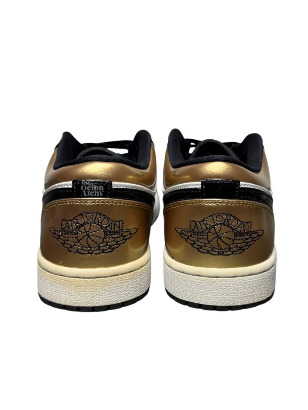 Size 11 Air Jordan 1 Low 'Gold Toe' 2019 CQ9447-700 Pre-Owned